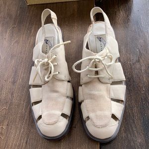 Best United Garment Co leather linen sandal shoes